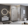 Душевой поддон из искусственного мрамора BELBAGNO TRAY-MR-UNO-AH-120/90-35-NERO-NO