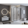 Душевой уголок BELBAGNO UNO-195-AH-1-140/100-C-NERO